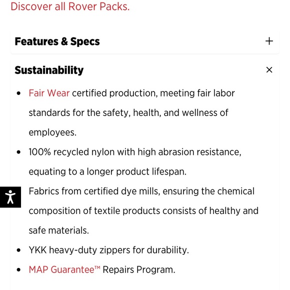 NWOT Topo Design backpack - Picture 9 of 9